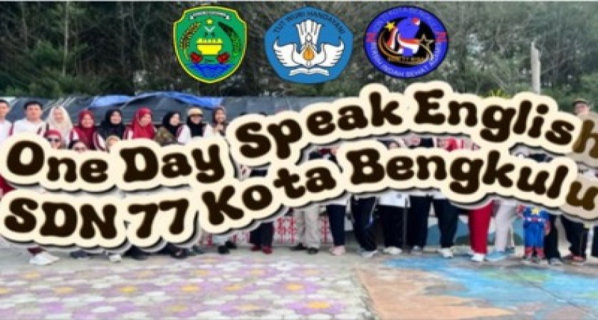 SD Negeri 77 Kota Bengkulu Gelar Program Rutin One Day Speak English