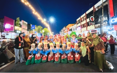 SD Negeri 77 Kota Bengkulu Meriahkan Karnaval Batik Besurek Internasional 2026